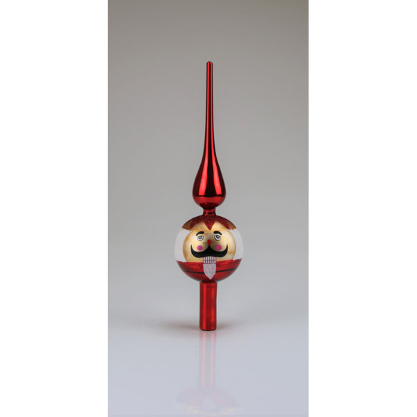 The Seasonal Aisle Glass Christmas Tree Topper Wayfair.co.uk